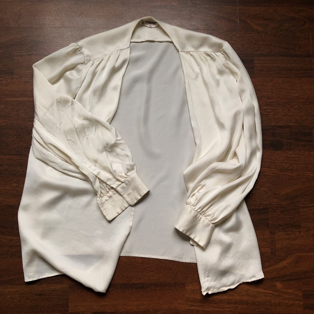 Saint Laurent Paris Vintage Silk Top